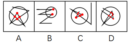 國考圖形推理如何快速區(qū)分點(diǎn)、線、角考點(diǎn)？