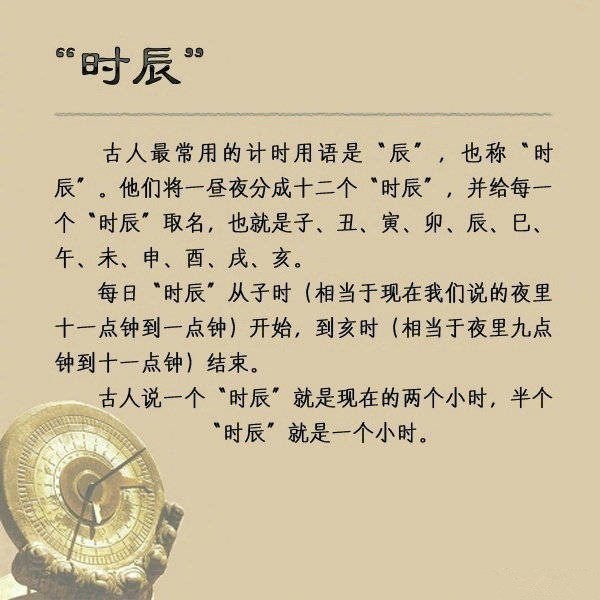 常識積累：古人如何計時？